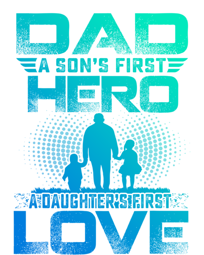 Dad A Sons First Hero A Daughters First Love Fathers Day Gift Short Acrylic Beanie