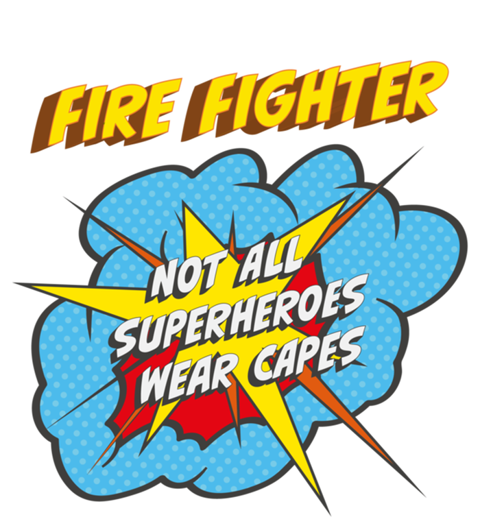 Fire Fighter Funny Superhero Job Gift Sustainable Beanie