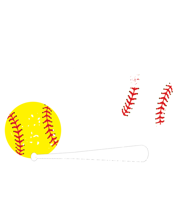 Dad Of Ballers Funny Dad Of Baseball And Softball Player Funny Gift Hoodie