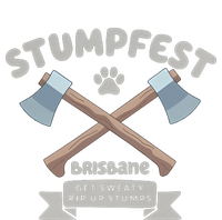 Stumpfest Brisbane Get Sweaty Rip Up Stumps Dad Mode Tie-Dye T-Shirt