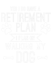 Retirement Plan Walking My Dog Retired Dog Lover Owner Funny Legacy Cool Fit Booney Bucket Hat