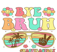 Retro Last Day Of School Hello Summer Bye Bruh Teacher T-Shirt