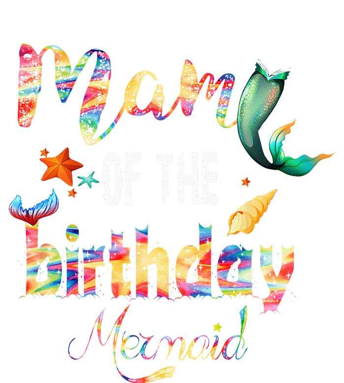 Family Matching Mommy Of The Birthday Mermaid Party Squad Canvas