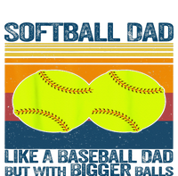 Softball Dad Like A Baseball Dad But With Bigger Balls Gifts PosiCharge Competitor Tank