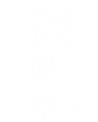 You Owe Me 21 Cents Female Wag Gap Equal Pay Feminist Gift Striped Beanie with Solid Band