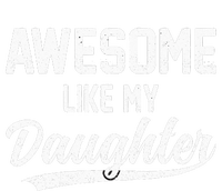 Awesome Like My Daughter Funny Fathers Day Zip Tote Bag