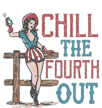 Chill The Fourth Out Retro Western Cowgirl Happy 4th Of July Tank Top