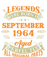 59th Birthday Vintage Legends Born In September 1964 Gift Sweatshirt