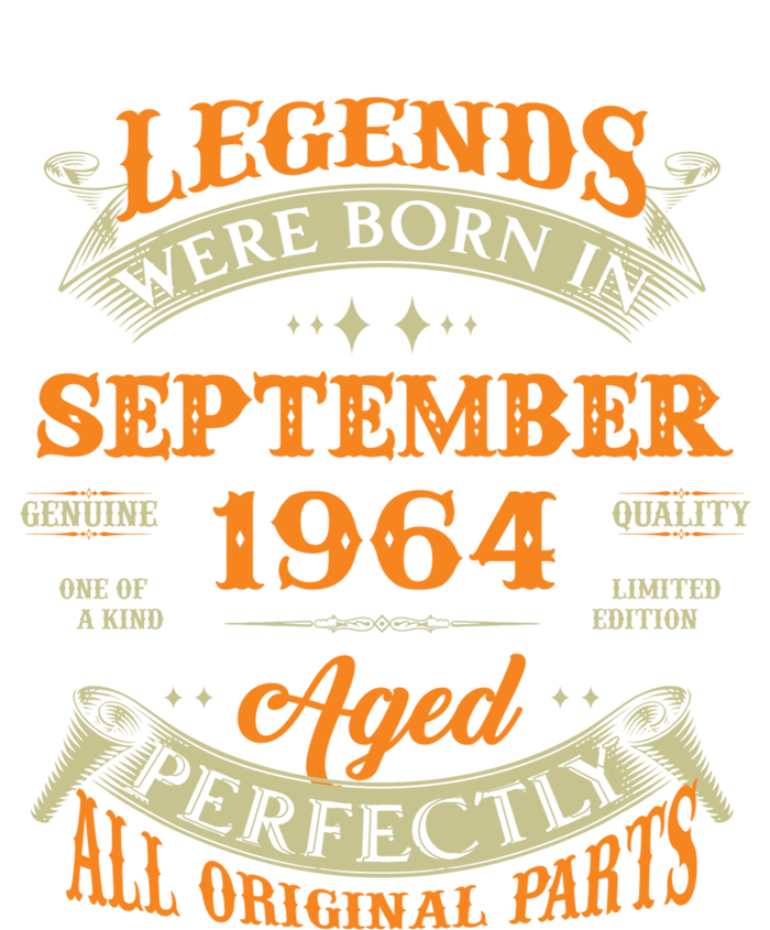 59th Birthday Vintage Legends Born In September 1964 Gift Sweatshirt