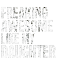 Freaking Awesome Like My Daughter Funny Fathers Day Dad Mesh Reversible Basketball Jersey Tank