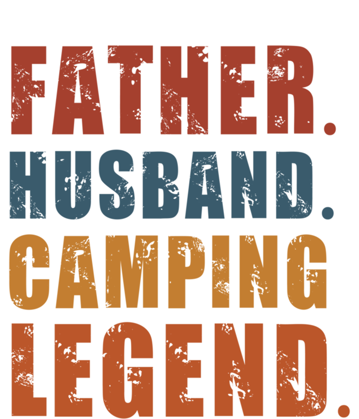 Father Husband Camping Legend Vintage Camper Fathers Day Gift T-Shirt