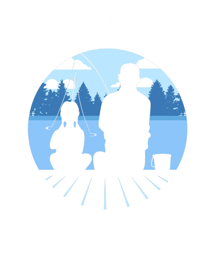 Fathers Day Fishing Father Like Father Like Daughter Oh Crap Funny Gift Tall Long Sleeve T-Shirt