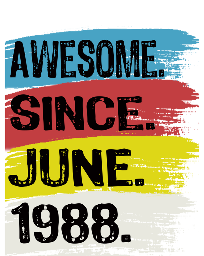 Awesome Since June 1988 Gemini Cancer 35th Birthday Gift T-Shirt