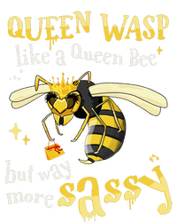 Sassy Fun Queen Wasp Like A Queen Bee But Way More Sassy Stripe Pom Pom Beanie