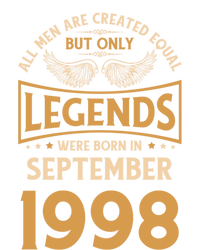 Birthday Legends Were Born In September 1998 Great Gift Canvas