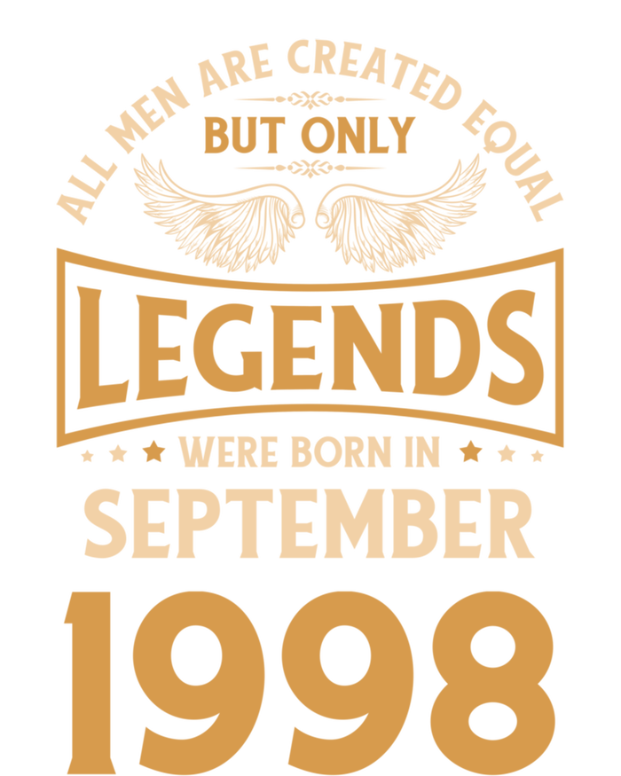 Birthday Legends Were Born In September 1998 Great Gift Canvas