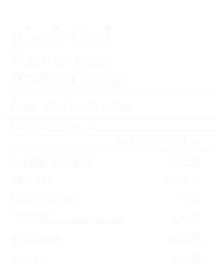 Black Nutrition Facts Black History Month Fun Great Gift Baby Bodysuit