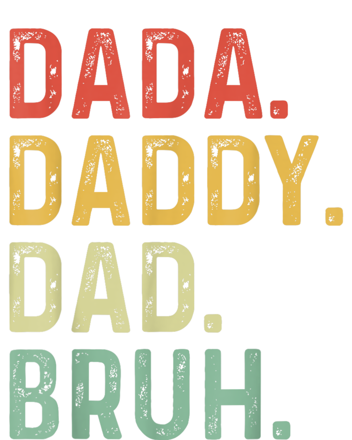 Men Dada Daddy Dad Bruh Fathers Day Vintage Funny Father Coaster