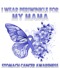 Butterfly I Wear Periwinkle For My Mama Stomach Cancer Gift Sustainable Beanie