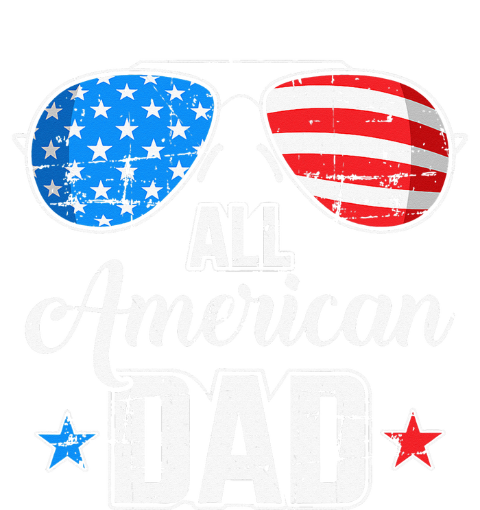 All american dad US flag sunglasses for matching 4th of July T-Shirt