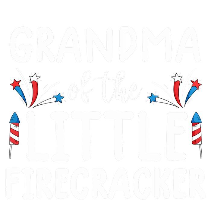 Wo grandma of the little firecracker funny 4th of july Long Sleeve Shirt