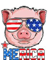 Pig Merica 4th of July American Flag USA T-Shirt