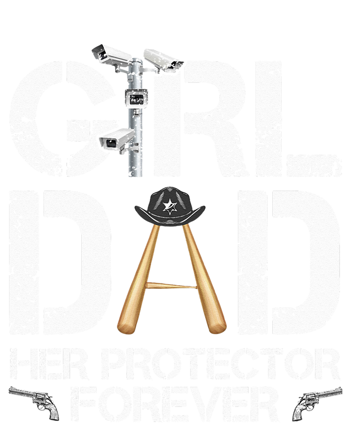 GirlDad Her Protector Forever Funny Father Women's Pullover Hoodie