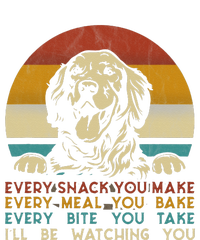 Every Snack You Make Golden Retriever Dog Breed Retro Mesh Reversible Basketball Jersey Tank