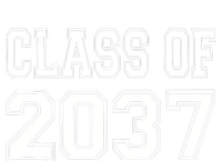 Class of 2037 grow with me Women's Tri-Blend 3/4-Sleeve Raglan Shirt