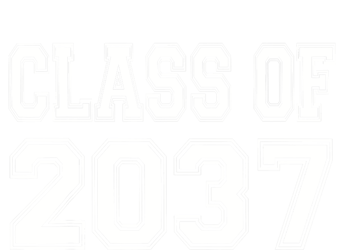 Class of 2037 grow with me Women's Tri-Blend 3/4-Sleeve Raglan Shirt