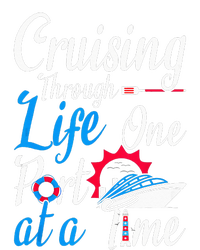 Cruising Through Life One Port At A Time Boating Cruise Trip 7-Panel Snapback Hat