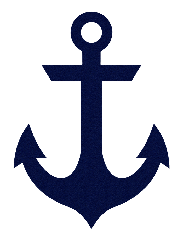 Preppy Nautical Anchor Gifts For Sailors Boaters & Yachting V-Neck T-Shirt