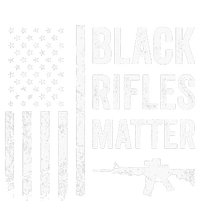 Black Rifles Matter Funny Pro Gun Rights American Flag T-Shirt