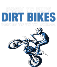 Born Ride Dirt Bikes Forced School Funny Motocross Boy Dry Zone Grid Polo