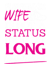 Firefighter Wife Is Not A Status Firefighter Wife Design Gift 16 in Basic Backpack