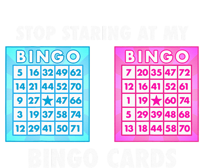 Funny Bingo Queen Stop Staring At My Bingo Cards T-Shirt