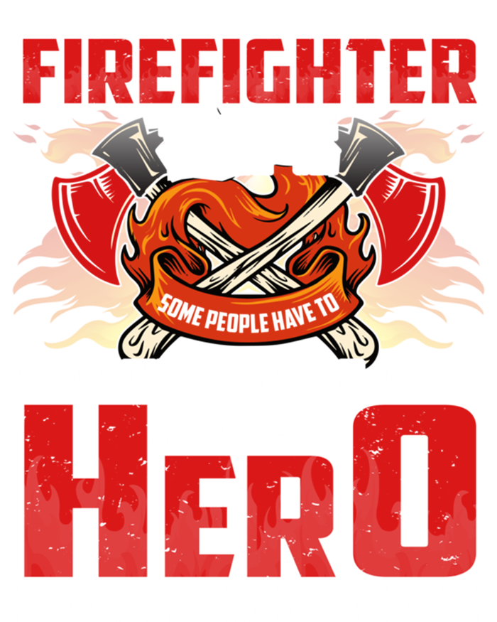 Firefighter Wife Funny Gift Husband Is A Firefighter Proud Wife Cute Gift Valucap Bio-Washed Visor