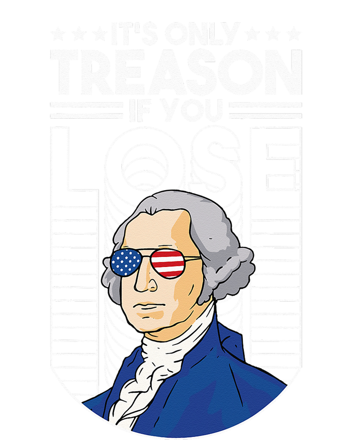 It's Only Treason if You Lose George Washington Women's Crop Top Tee