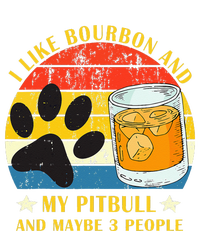 I Like Bourbon And My Pitbull And Maybe 3 People Gift Coaster