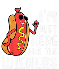 I'm Just Here For The Wieners Funny Hot Dog Foodies Lover T-Shirt