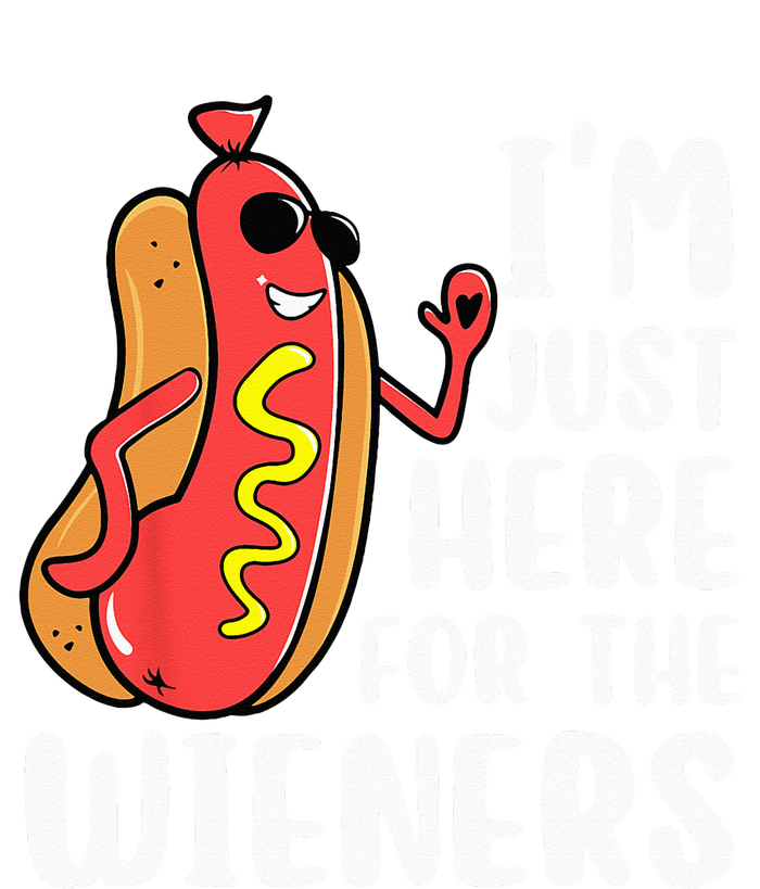 I'm Just Here For The Wieners Funny Hot Dog Foodies Lover T-Shirt