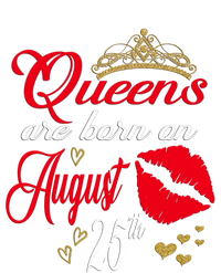 Cute Red Lip Print Queens Are Born On August 25th Virgo Gift Sustainable Knit Beanie