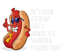 Funny Hotdog Its Not 4th Of July Until My Wiener Comes Out Kids Tie-Dye T-Shirt