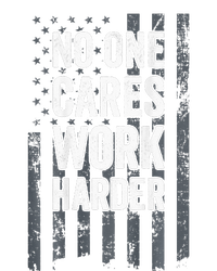 No One Cares Work Harder Motivational Workout Gym ON BACK Sweatshirt