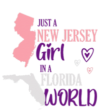 Proud Girl Design Just A New Jersey Girl In A Florida World Ladies Long Sleeve Shirt