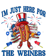 Patriotic Hot Dog Im Just Here For The Wieners 4th Of July Performance Sprint T-Shirt