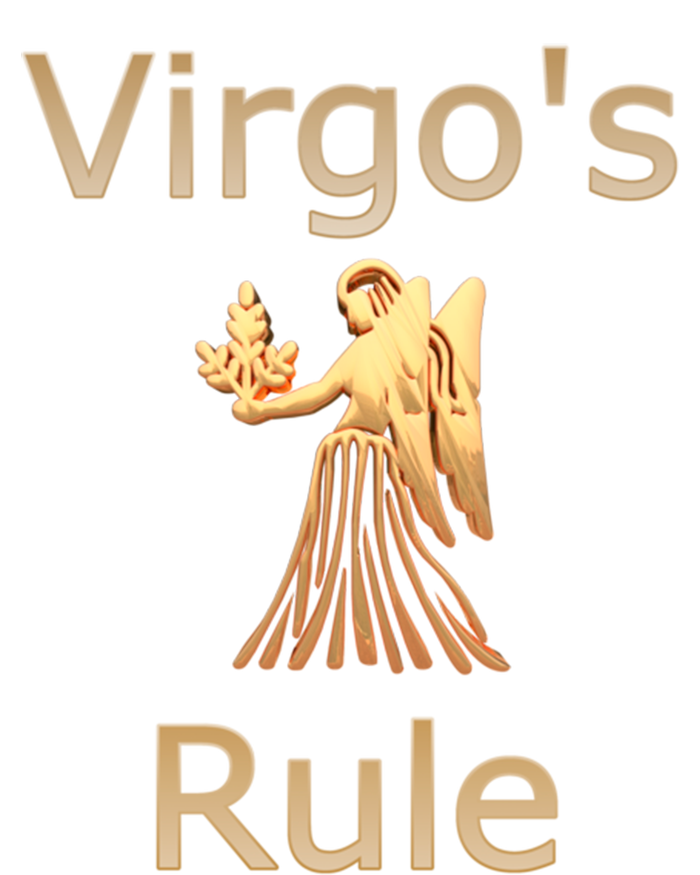 Fun Golden Zodiac Virgos Rule Gift Great Gift T-Shirt