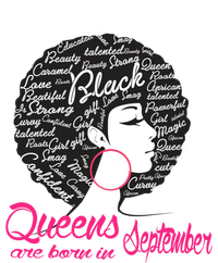 Funny Design Black Queen Was Born In September Gift Sweatshirt