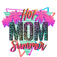 Hot Mom Summer Palms Tree Vintage Leopard Hot Mom Summer Performance Sprint T-Shirt