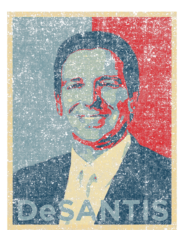 Vote Ron DeSantis For Republican President 2024 Hope Poster T-Shirt